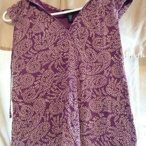 Banana Republic hooded blouse